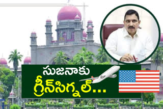 telangana HC permits mp Sujana Chowdary to fly abroad