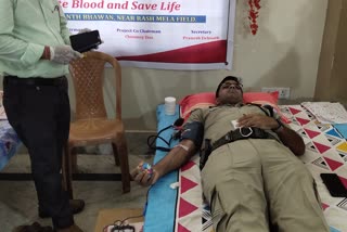 SP and DC donated blood At Kokrajhar District