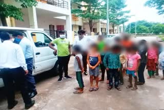 twenty childrens freed from illegal children home of raipur