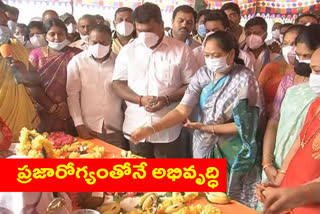 home minister sucharita on health developments in ap