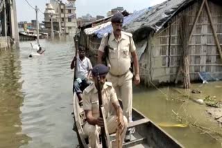 Flood water enters Ahiyapur police station in Bihar's Muzaffarpur