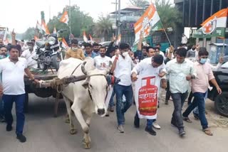 unique protest of rajasthan youth congress