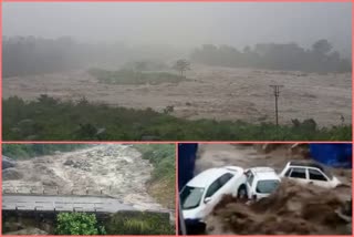 flood situation in dharamshala due to heavy rain