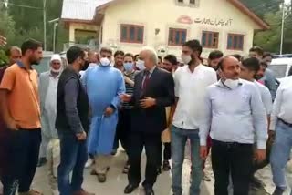 حسنین مسعوی نے جنوبی کشمیر کے کئی طبی مراکز کا دورہ کیا