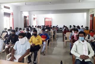 Organized employment camp in Raipur