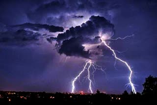 lightning strike in rajasthan,  Lightning strike fell in Jodhpur