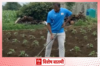 Arjuna Award winning player is farming