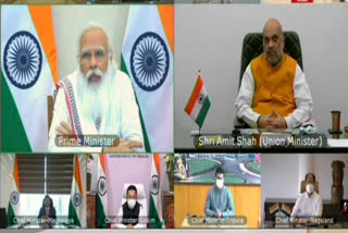 PM meeting with chief ministers of eight North-Eastern states