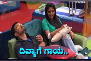 bigboss divya uruduga injured