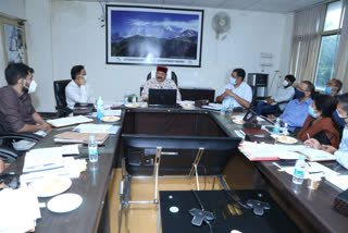 Satpal Maharaj review meeting