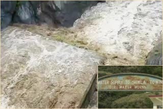 water-supply-affected-in-shimla-due-to-silting-in-giri-water-supply-scheme