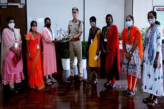 lady police thanks to dgp in andhra pradesh