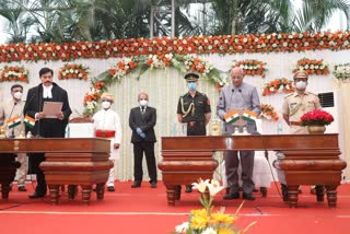 10th Governor of jharkhand ramesh bais takes oath