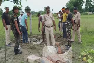 Police recovered liquor in Saran