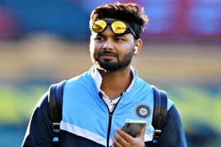 Indian team  Rishabh Pant corona positive  भारतीय टीम  बल्लेबाज ऋषभ पंत  ऋषभ पंत कोरोना पॉजिटिव  Rishabh Pant  Cricket News  Sports News in Hindi