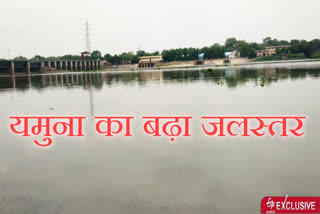 water level increases in Yamuna river