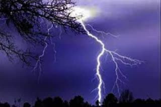 lightning strike in Chittorgarh,  lightning strike