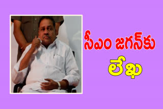 Mandali Buddha prasad letter to CM Jagan