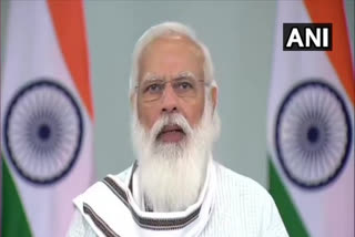 PM Modi to review COVID-19 situation with CMs of six states today  review meet today  covid situation  കൊവിഡ്; പ്രധാനമന്ത്രിയുടെ അവലോകന യോഗത്തിന് തുടക്കം  കൊവിഡ്  കേന്ദ്ര ആരോഗ്യ മന്ത്രാലയം