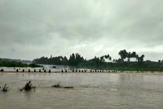 yadur-kallol bridge completely submerged