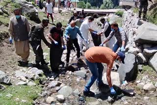گاندربل: فوج کی جانب سے صفائی مہم کا آغاز