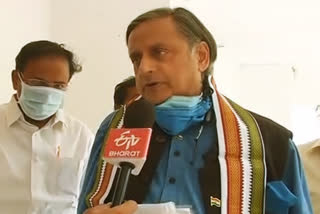 shashi-tharoor-calls-centers-fuel-tax-as-extortionist