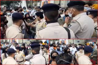 Argument with police in Shimla