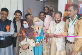 Renowned Kashmiri Singer Gulzar Ahmed Ganai today inaugurated free folk music training center at Handwara