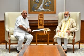 Karnataka CM BS Yediyurappa calls on PM Narendra Modi in New Delhi