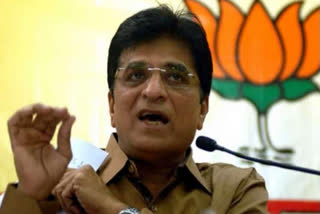 bjp leader kirit somaiya question what relationship between jitendra awhad and Pravin Kalme