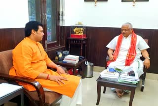 Tripura CM meets BL Santosh