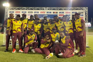 West Indies won by 16 runs in T20