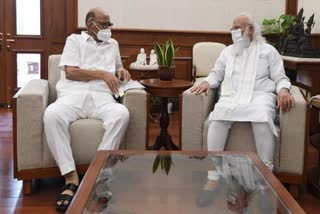 NCP chief Sharad Pawar meets PM Modi