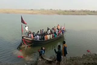 Interstate ferry service closed for 7 months in sahibganj