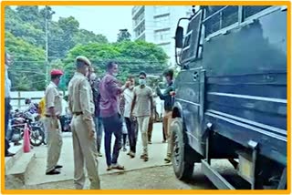 Who stole MLA phanibhushan Chaudhary's vehicle?