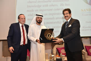 sandeep marwah awarded honour in dubai