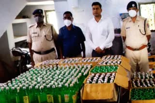 Liquor seized by rpf in palamu