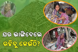 ସମ୍ପତ୍ତି ପାଇଁ ମଣିଷ ସାଜିଲା ପଷୁ, ବୃଦ୍ଧାଙ୍କୁ ଖୁଣ୍ଟରେ ବାନ୍ଧି ଭାଙ୍ଗିଦେଲେ ଘର