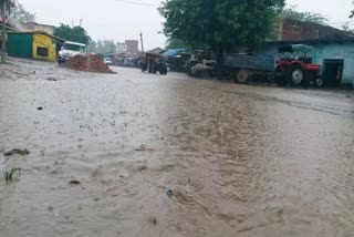 धौलपुर में बारिश, rain in dhaulpur