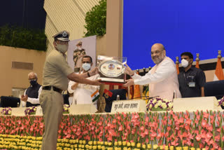 Home Minister Amit Shah attends BSF 18th Investiture Ceremony