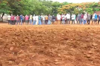 Natrampalli school_ground_problem solved