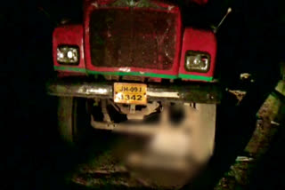 old man died in road accident in ramgarh