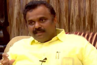 tdp mla anagaani satyaprasad  fires on