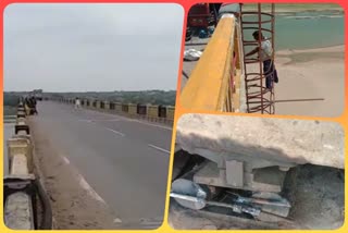 damage in bearing of bridge built on the chambal river in bhind