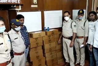 Rajasthan liquor recovered in Gwalior