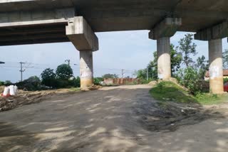 Construction work of railway over bridge in Jamtara incompleted