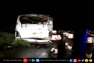 sambhal road accident