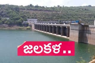 water flow to srisailam project increases