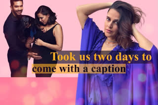 neha-dhupia-announces-second-pregnancy-with-angad-bedi-actress flaunts-baby-bump-in-pic