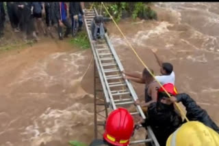 Cops rescue 117 people stranded on hill after heavy rains  in Mumbai